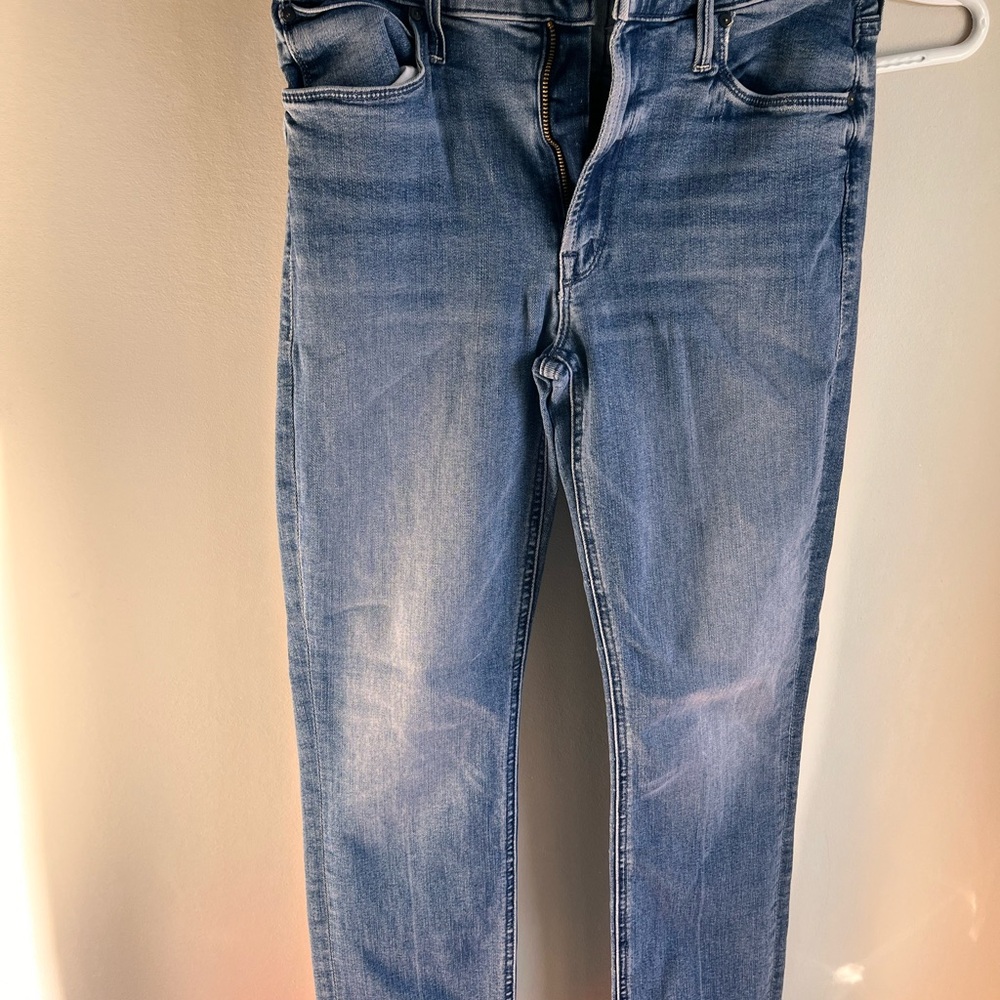 MOTHER mid rise ankle Blue Denim Jeans